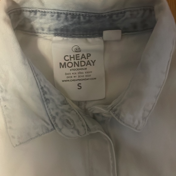 cheap Monday Denim button up sleeveless dress - Picture 2 of 4